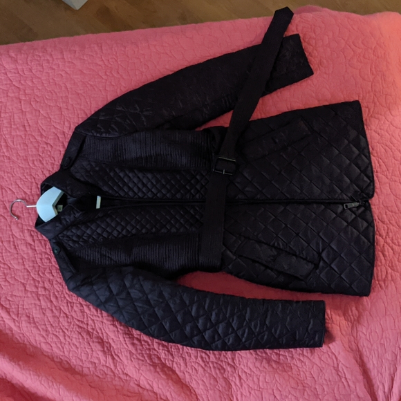 BURBERRY Coat, SM, 4, 36, Purple - Picture 9 of 9